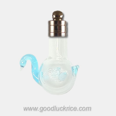Light Blue Swan Bottle